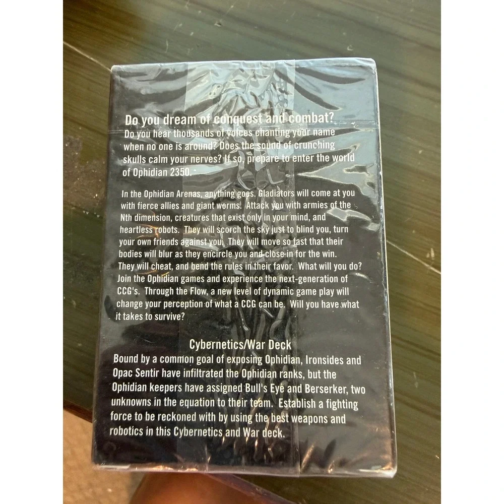 Ophidian 2350 CCG Cybernetics War 60 Card Starter Deck Factory Sealed New‎